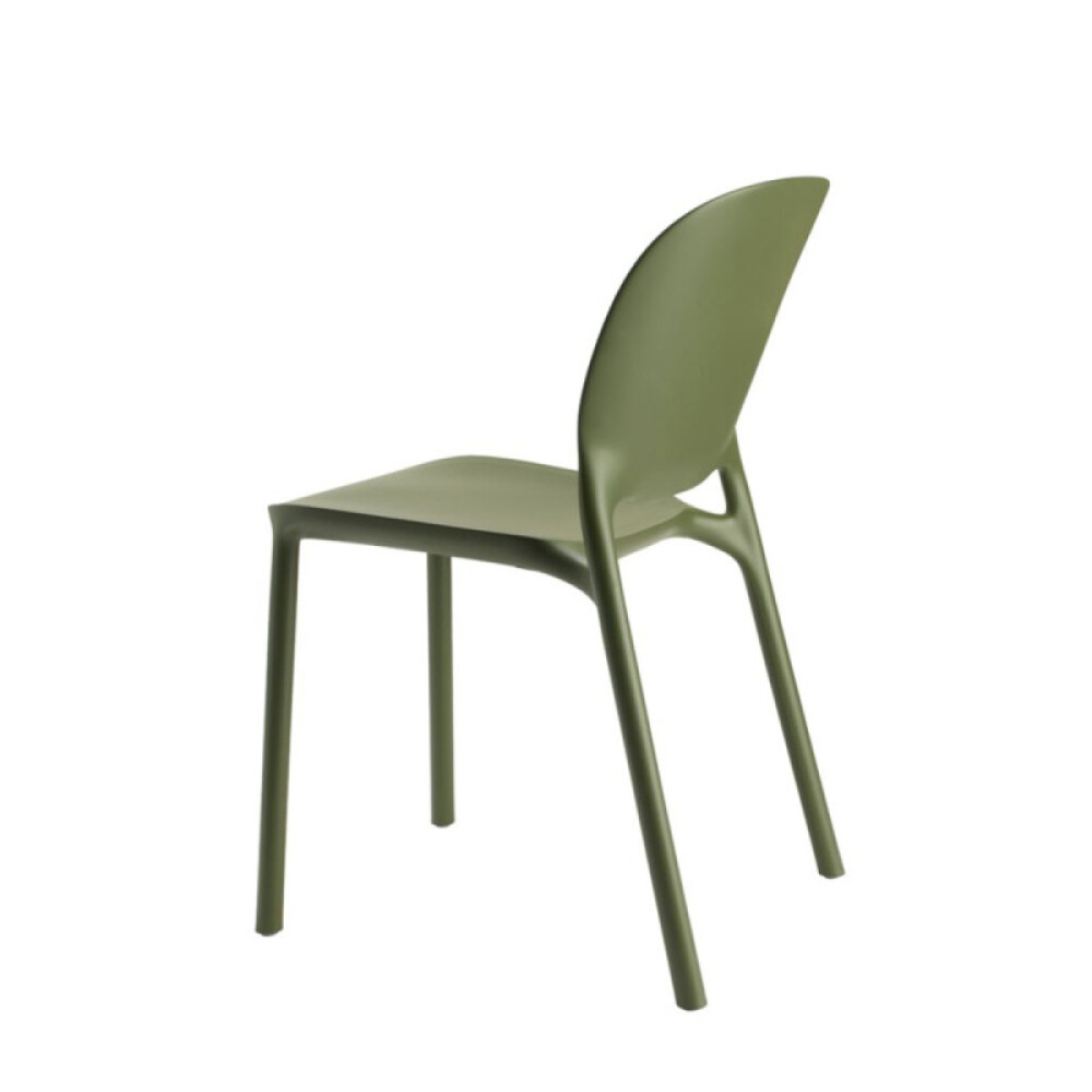 plastová židle HUG olive green