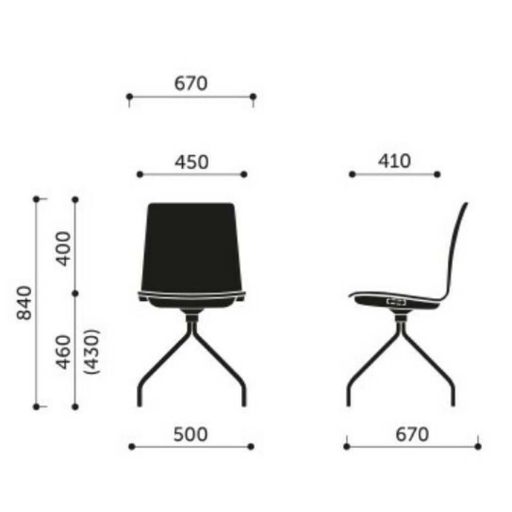 Konferenční židle COM K42HF