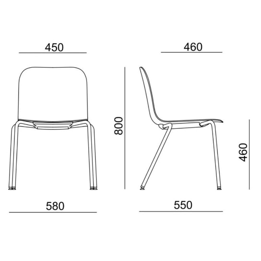 Čalouněná židle LAMBDA LA 4014.090