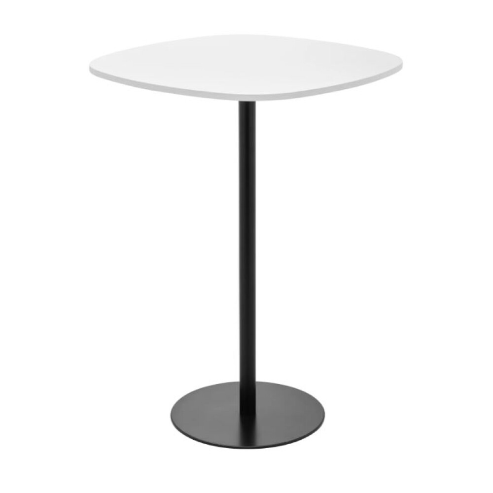 Stolek VITALO TA B - výška podnože 760 mm, zaoblená čtvercová deska stolu