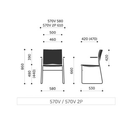 Konferenční židle ARIZ 570V
