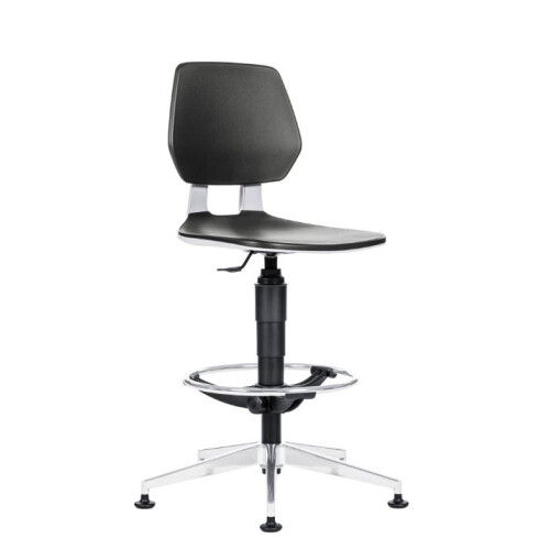 Pracovní židle 1260 Alloy PLAST s kruhem na nohy