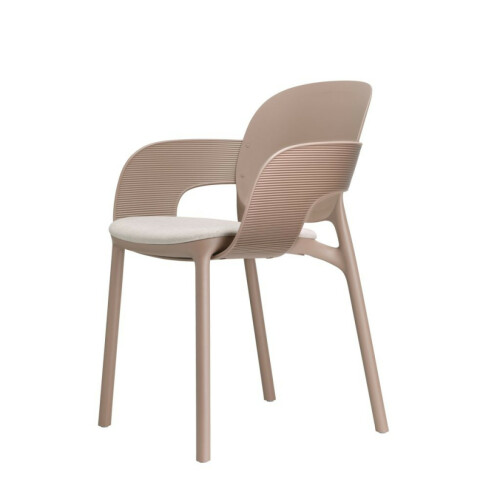 Plastová židle HUG armchair with cushion