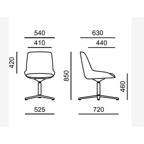 Konferenční křesílko KLOE 5301.01