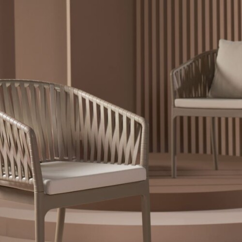 Plastová židle PORTOFINO ARMCHAIR
