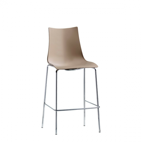 Barová židle ZEBRA technopolymer nízká