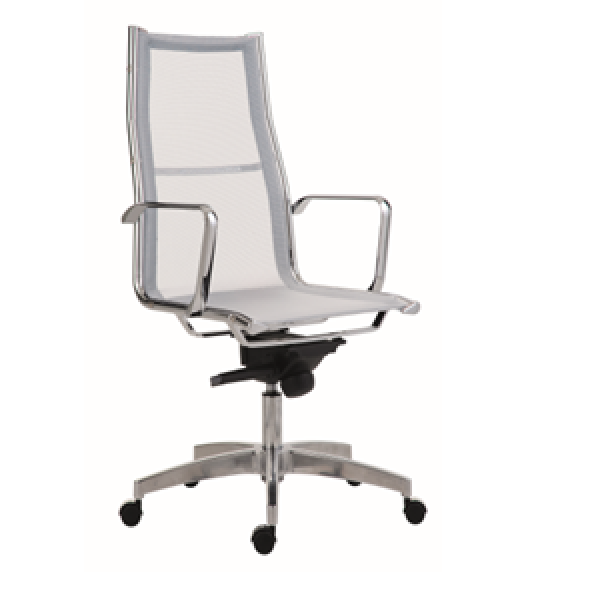 Síťovaná kancelářská židle 8800 Kase Mesh High white