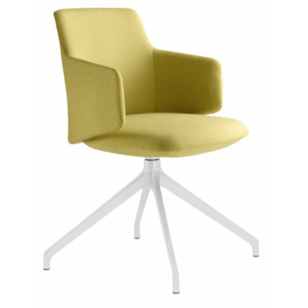 Designové křeslo MELODY MEETING  360, F70-N0 bílá