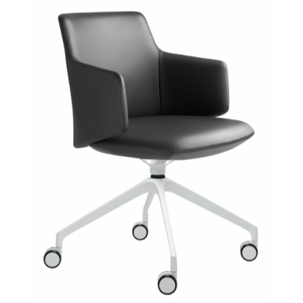 Designové křeslo MELODY MEETING 360, F75-N0 bílá
