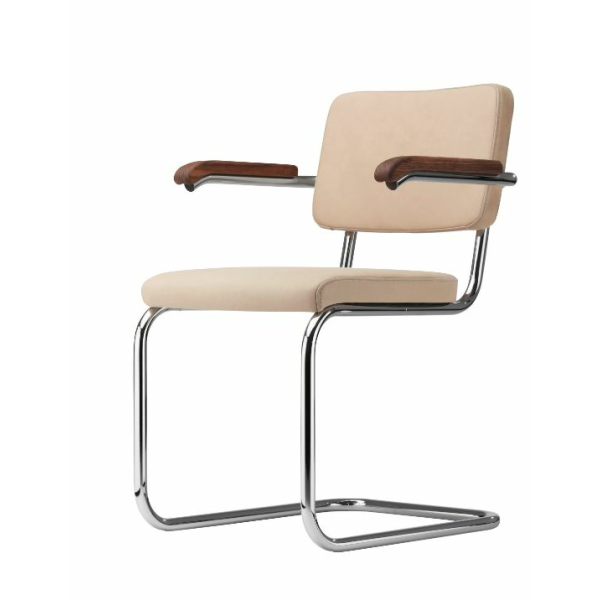 Čalouněné konferenční křeslo Thonet S 64 PV