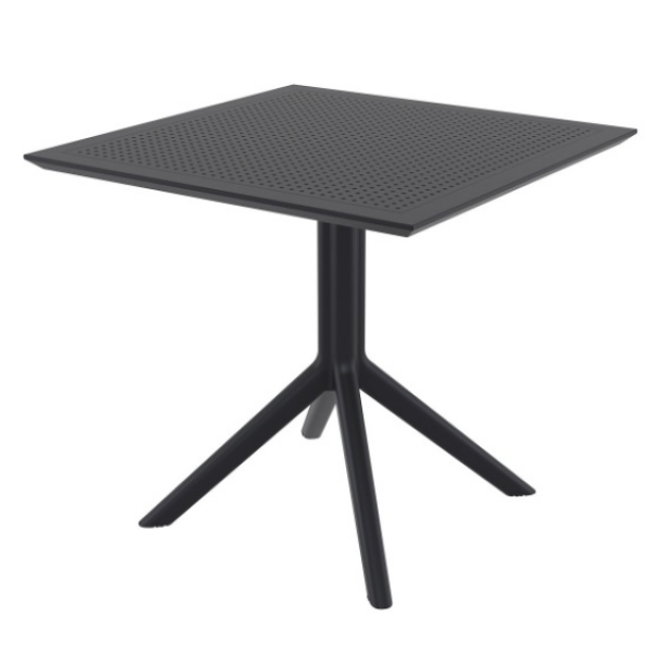 Venkovní plastový stůl SKY TABLE 80 black