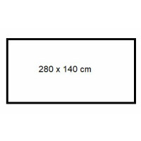 280 x 140 cm
