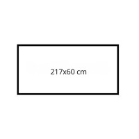 217x60 cm